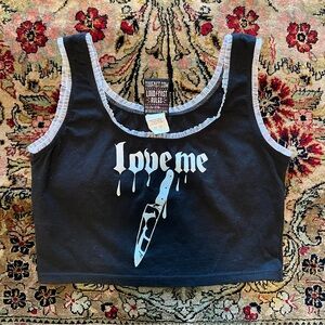 Love Me Lace Crop Top by Too Fast M